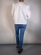 Blusa Mangas Fruncida