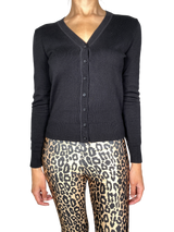 Sweater Negro Abierto