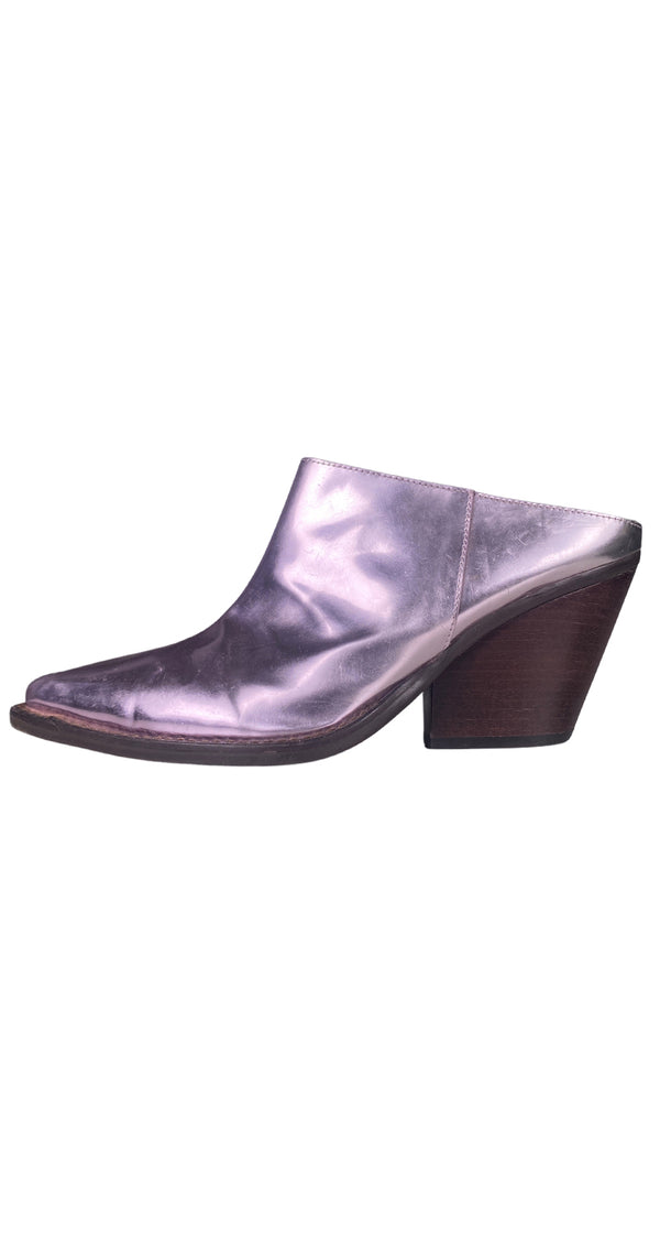 Botines Lila Metalizado