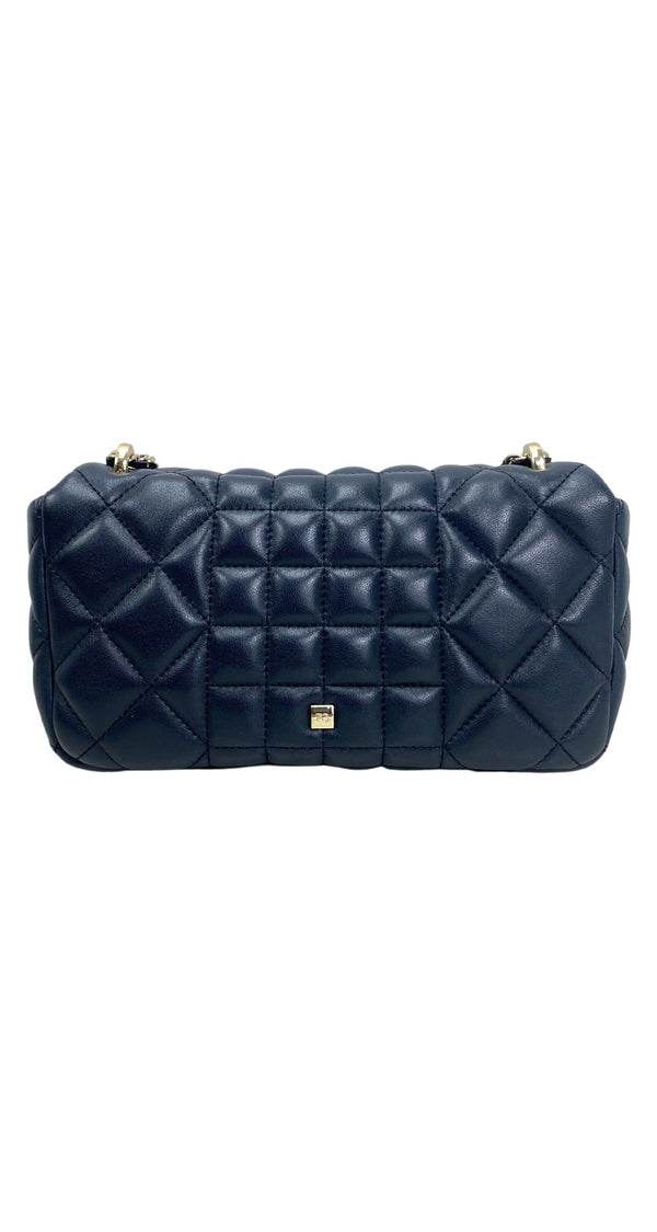 Cartera Cuero Acolchada
