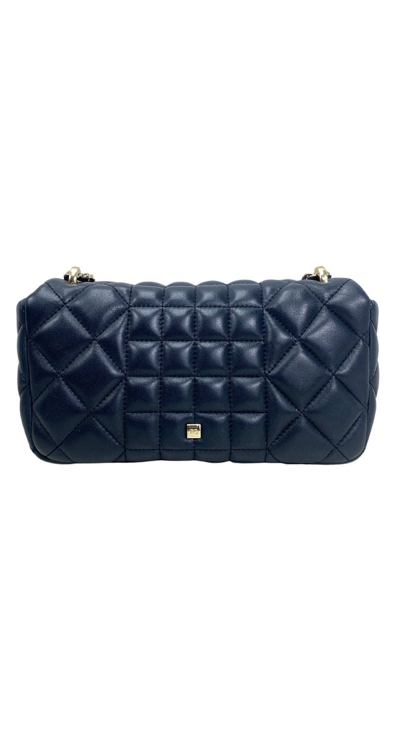 Cartera Cuero Acolchada