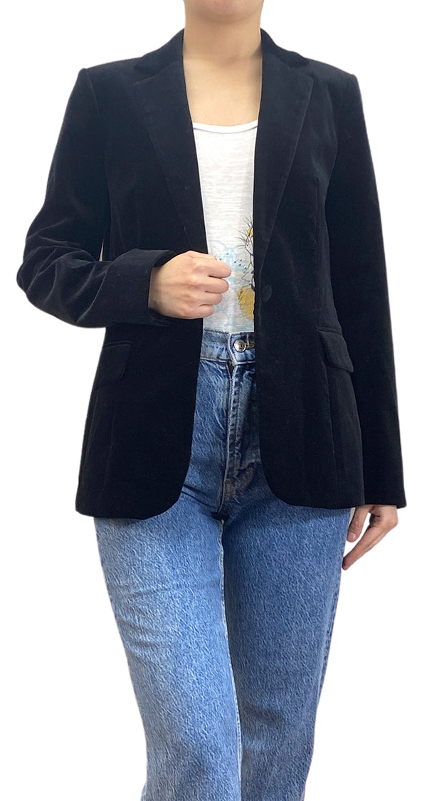 Blazer Velvet Negro