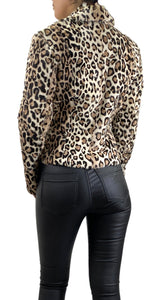 Chaqueta Piel Animal Print