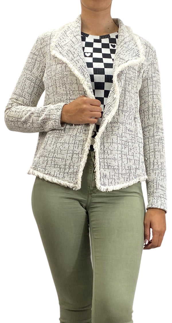 Tweed Blanco y Negro
