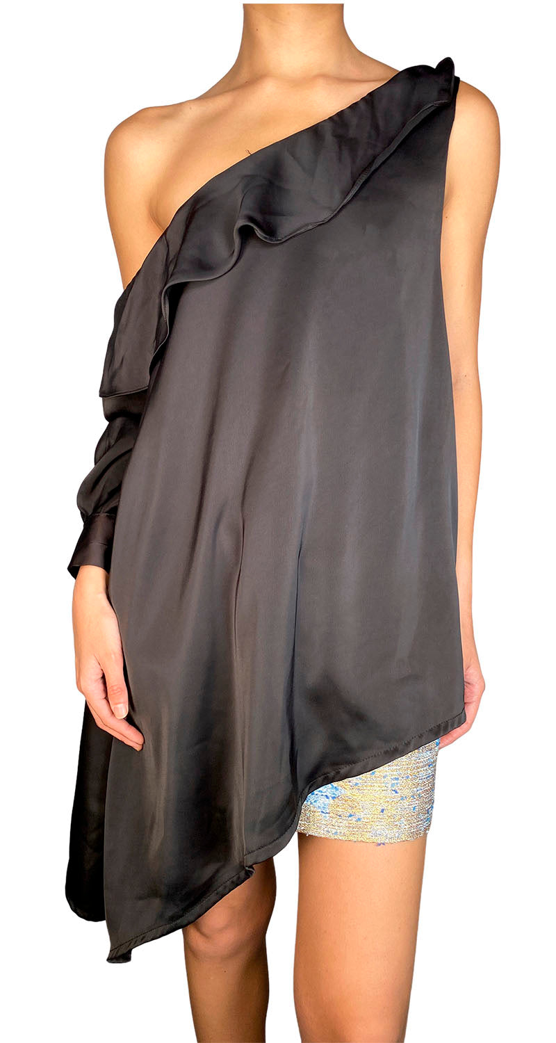 Blusa Asimétrica Satin
