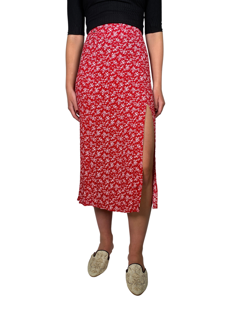 Falda Midi Cut Out