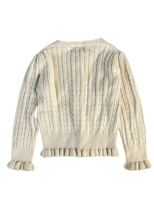 Sweater Trenzas Crema