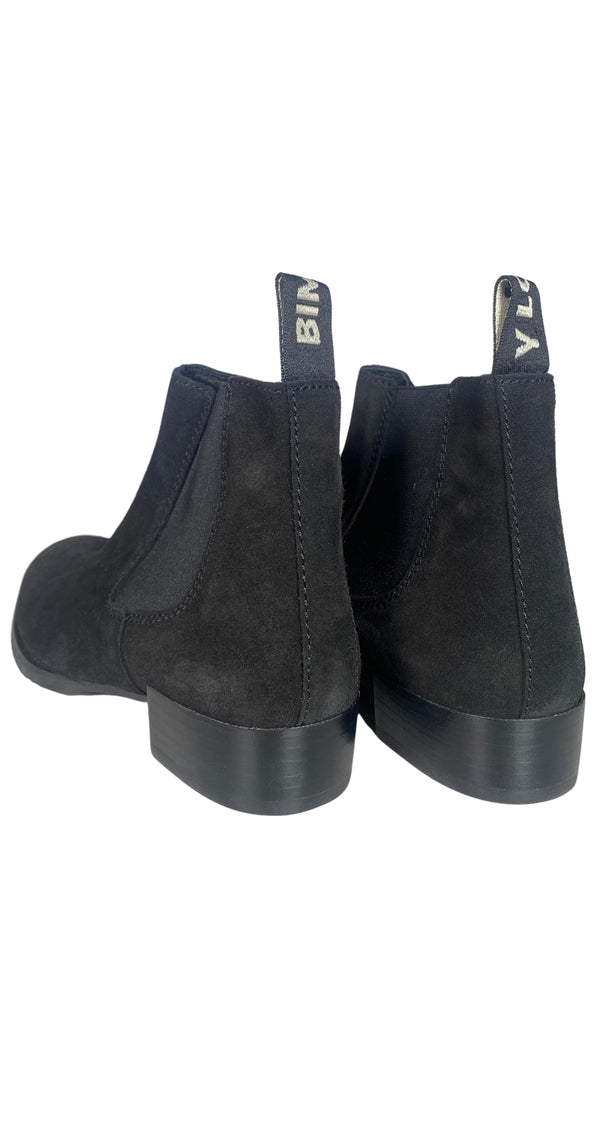 Botines Cuero Negro