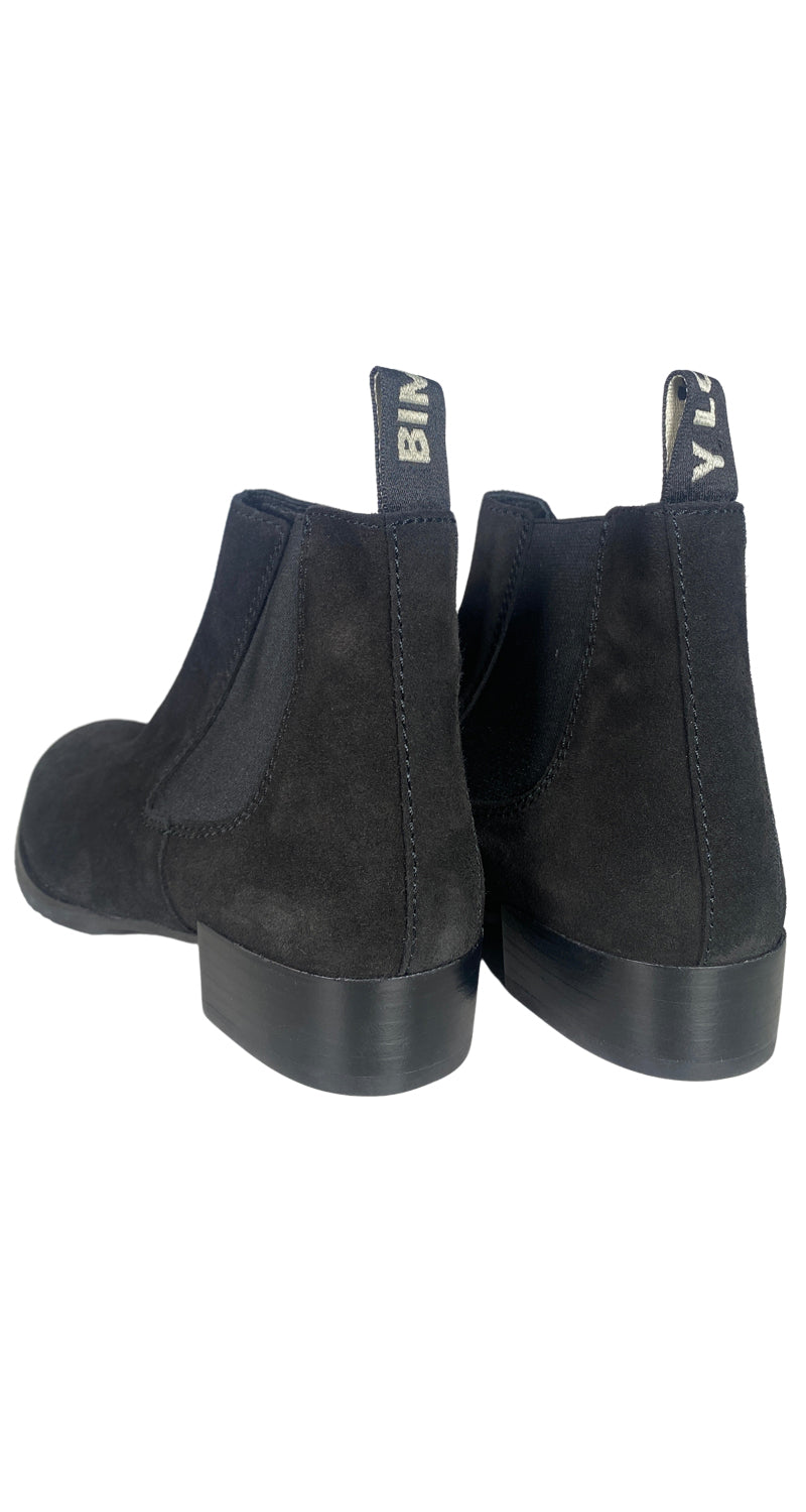 Botines Cuero Negro