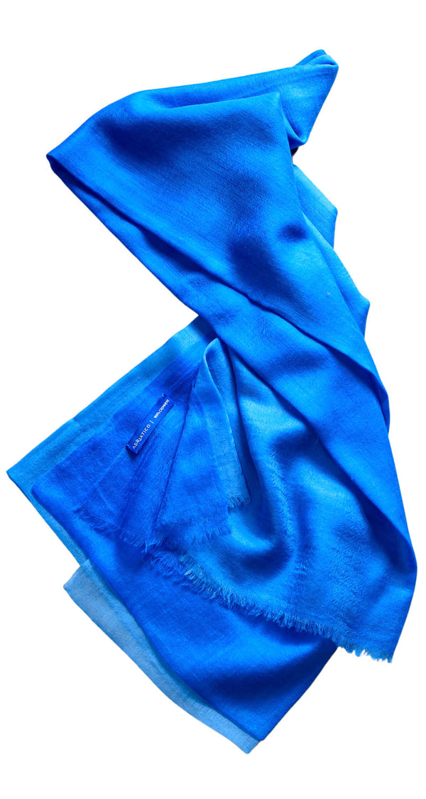 Pañuelo Cashmere Azul Eléctrico