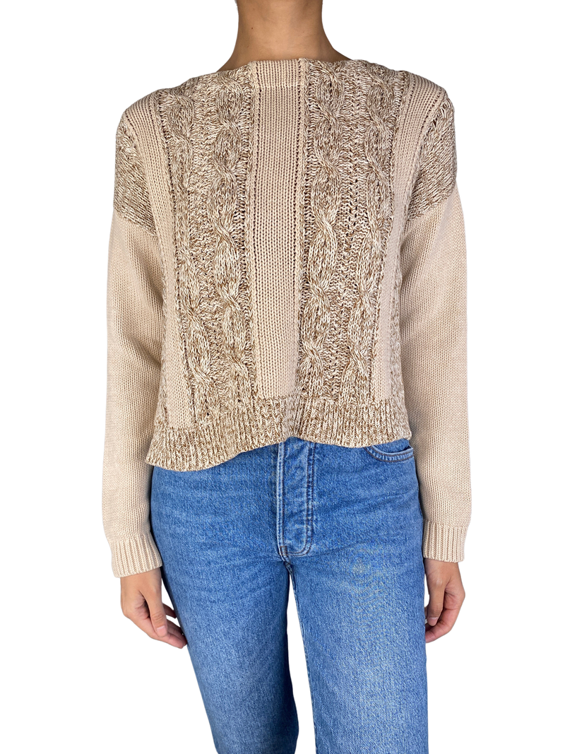 Sweater Tejido Beige