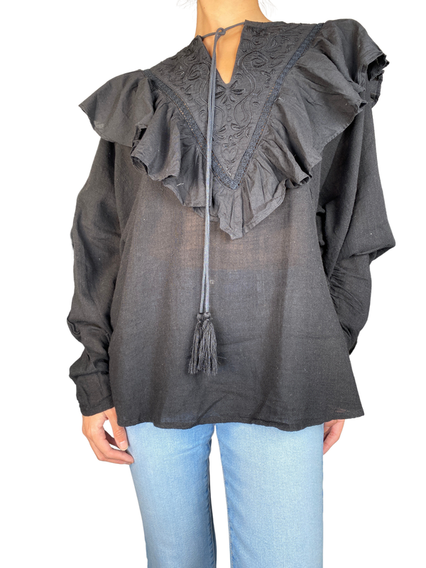 Blusa con vuelos