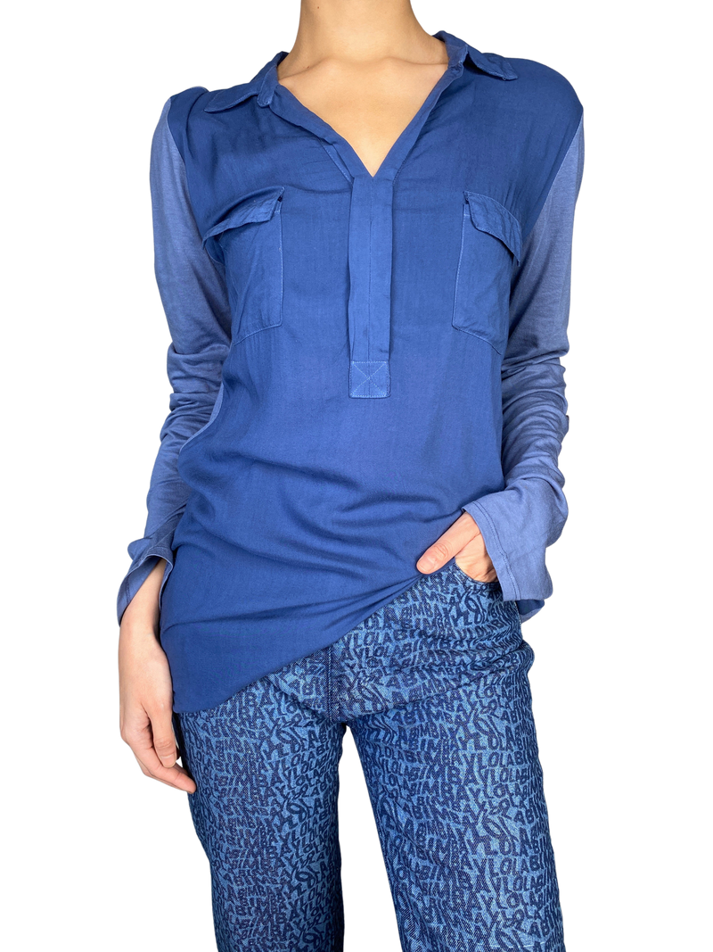 Blusa Bolsillos