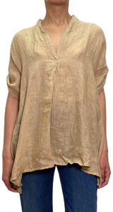 Blusa Beige Lino