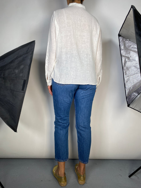 Blusa Crudo Bordada