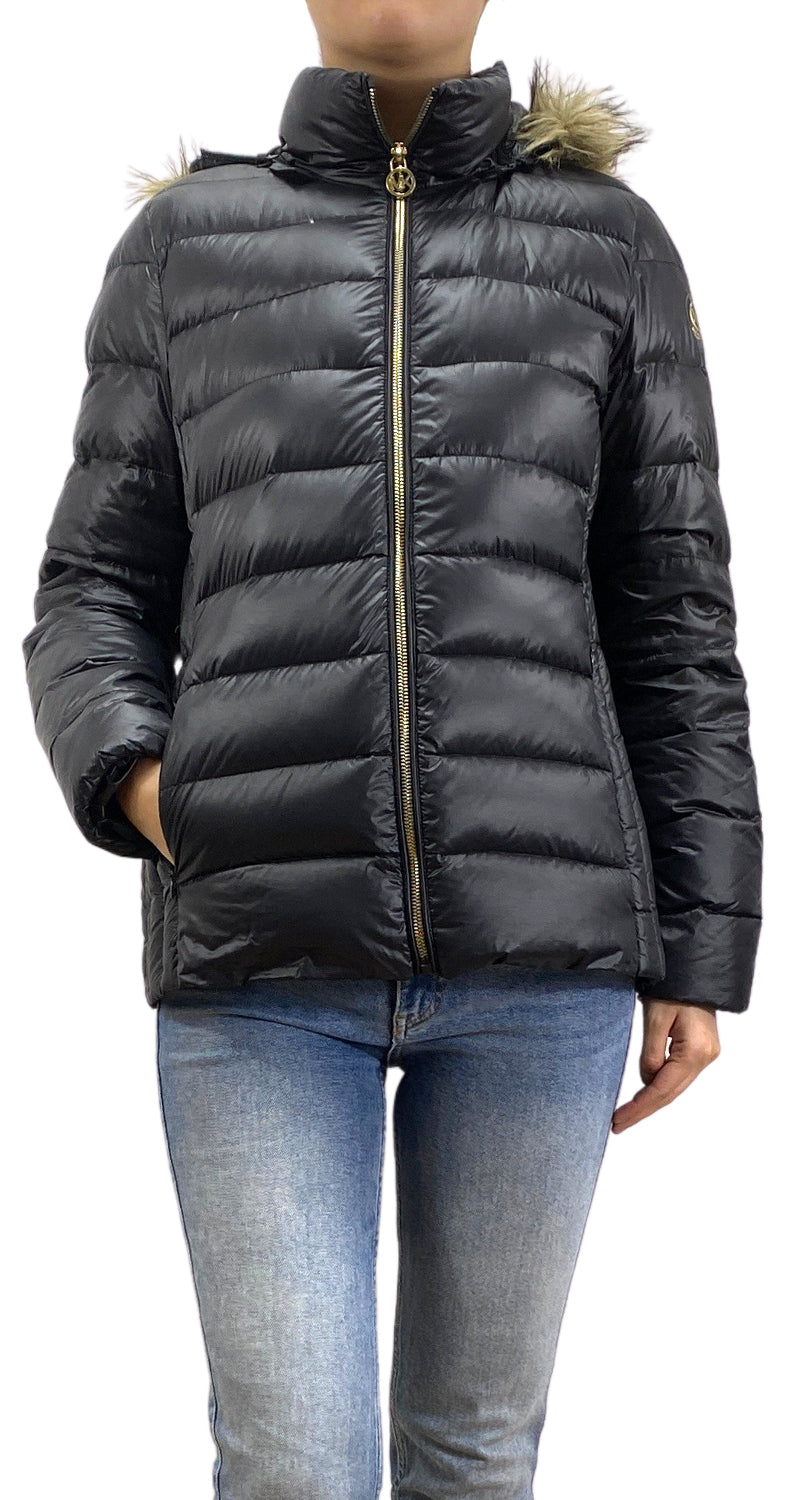 Parka Negra Capucha