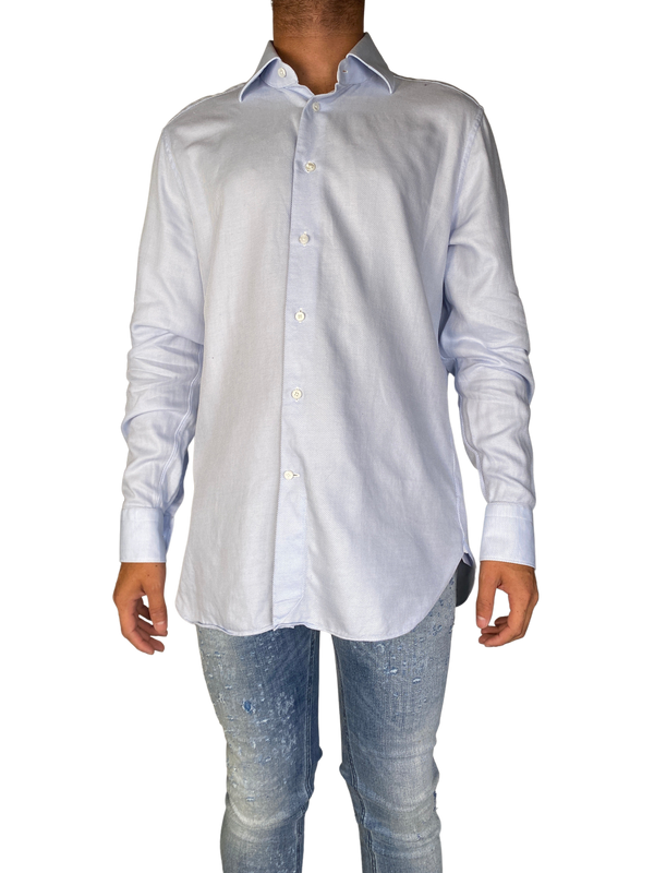 Camisa Regular Fit Celeste