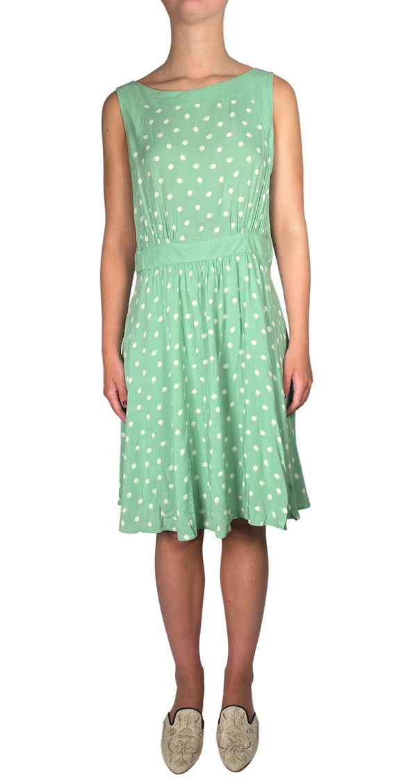 Vestido Verde Lunares