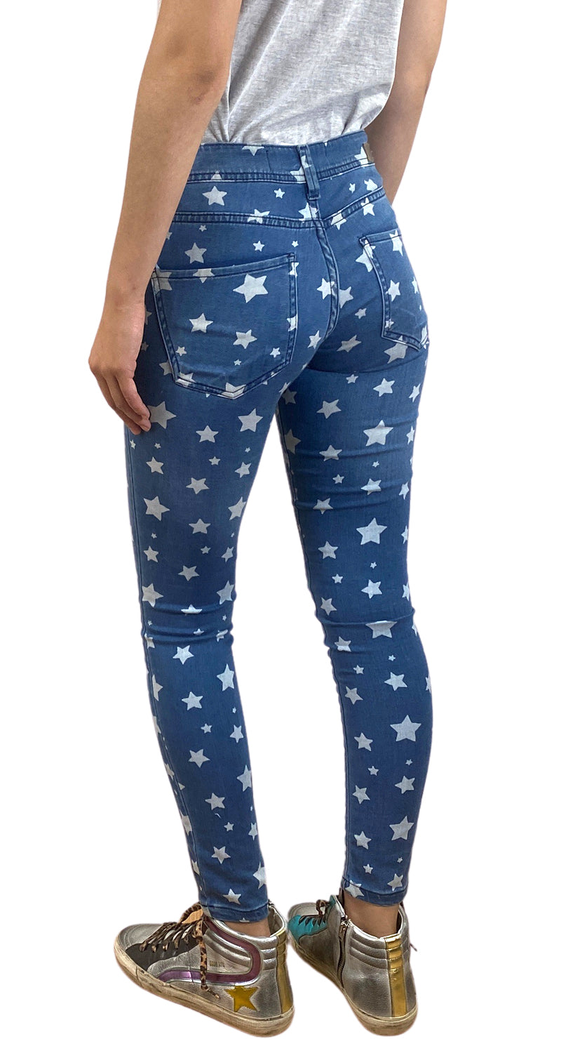 Jeans Queen Blue Stars