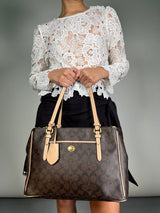 Cartera Monogram Cuero
