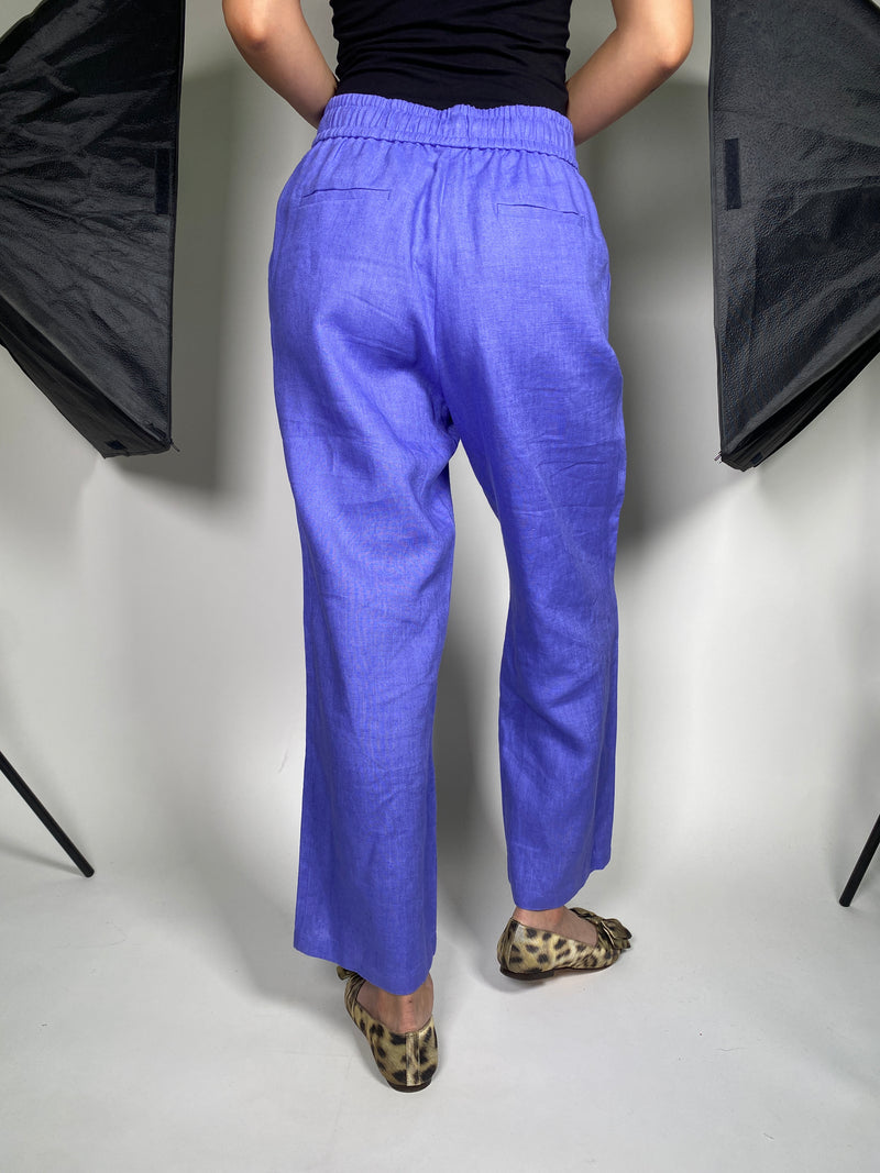 Pantalón de Lino Morado