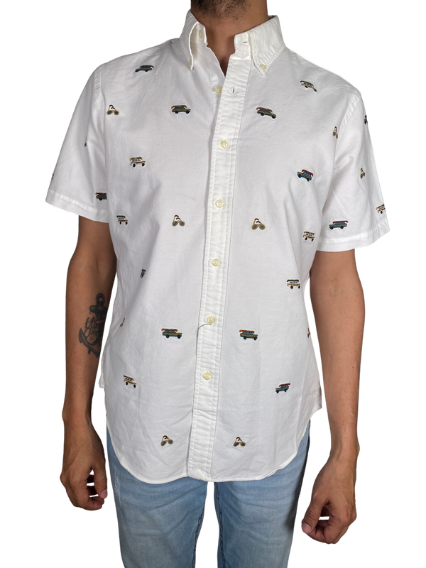 Camisa Blanca Bordada