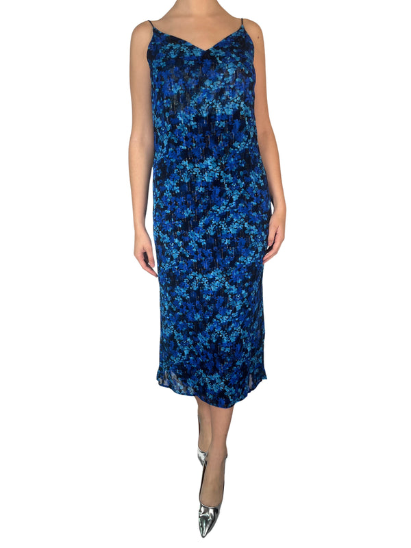 Vestido Viscosa Hilos Metalizados
