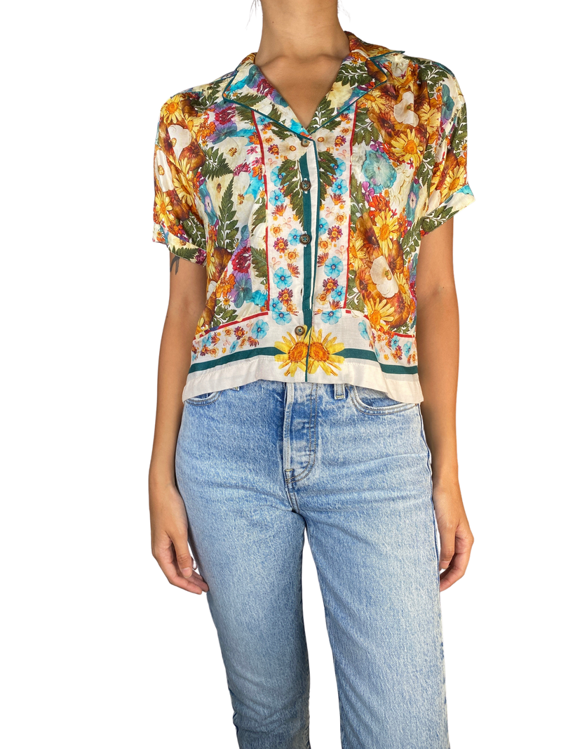 Blusa Estampado Flores