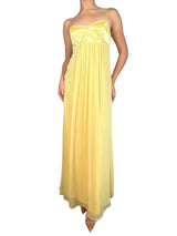 Vestido Seda Amarillo