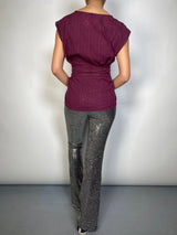Blusa Burdeo