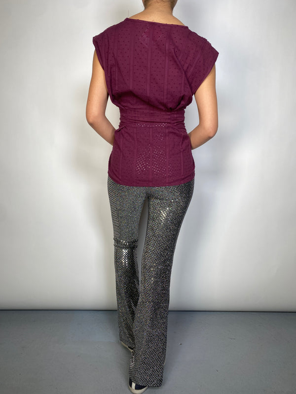 Blusa Burdeo