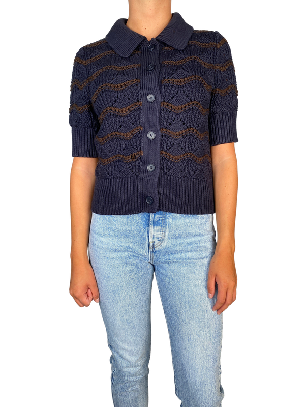 Sweater Tejido Azul Marino