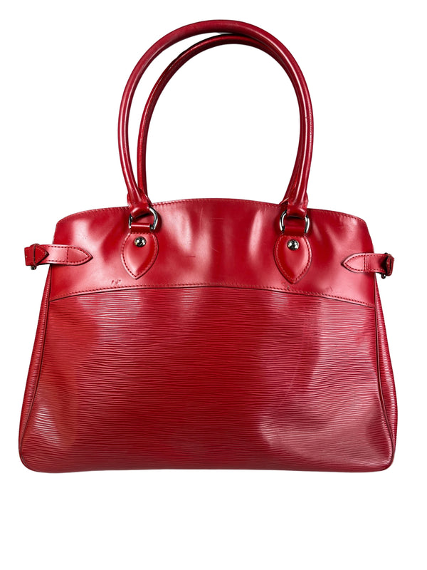 Cartera Passy GM in Red Epi Leather