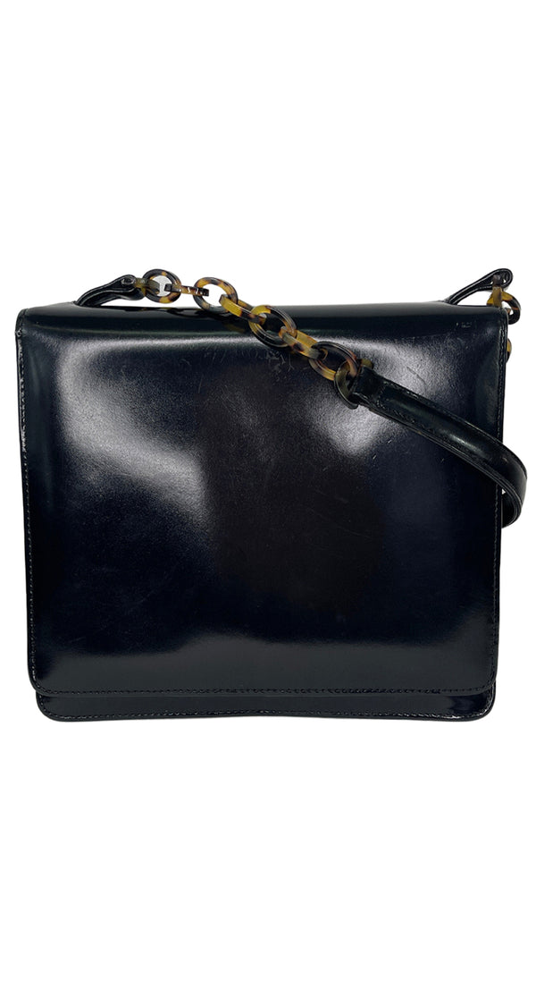 Bolso Cuero Negro