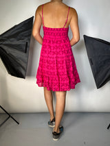 Vestido Rosado Estampado