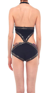 Traje De Baño Gunmetal Stud Chuk
