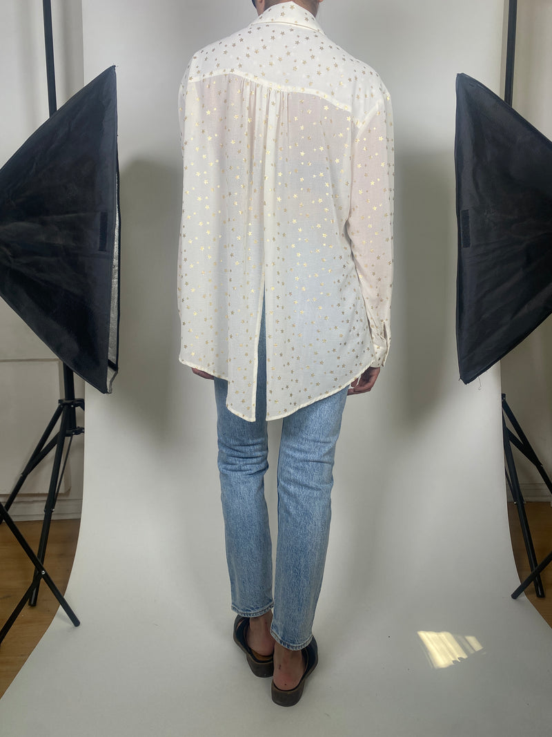 Blusa Traslucida Estrellas