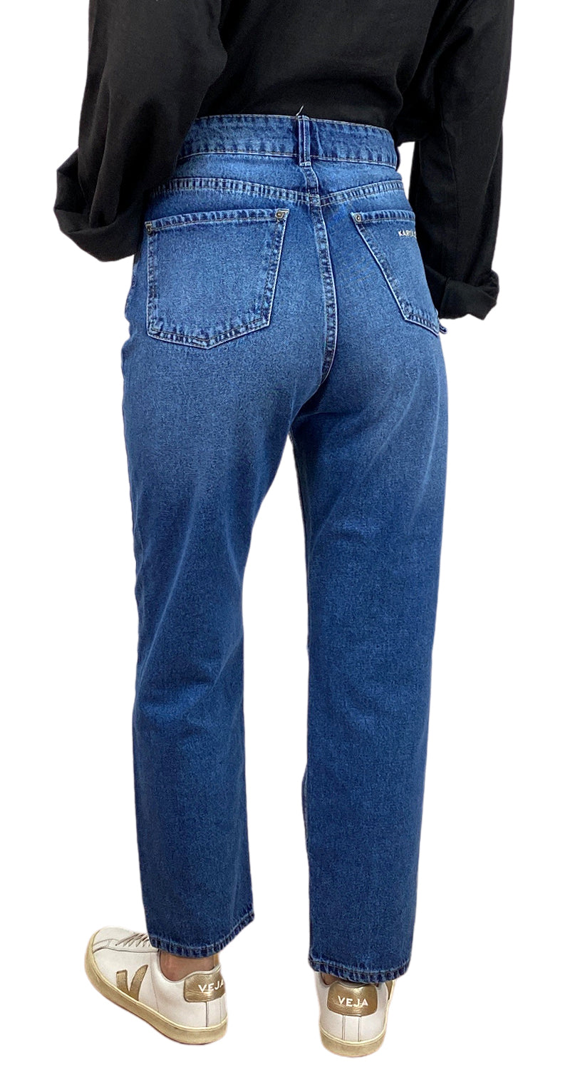 Jeans Mom Ágata Azul