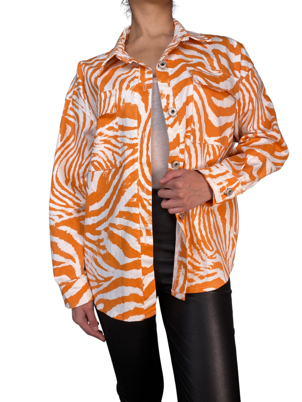 Sobrecamisa Cebra Naranja