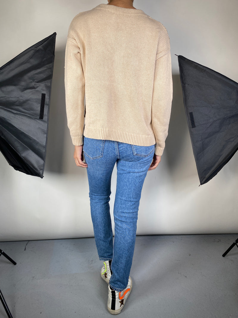 Sweater Tejido Beige