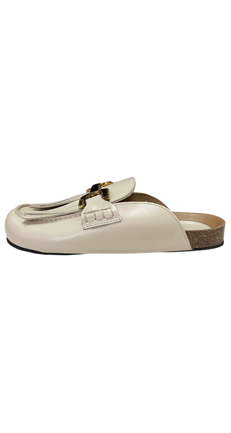 Mules Flecos Beige