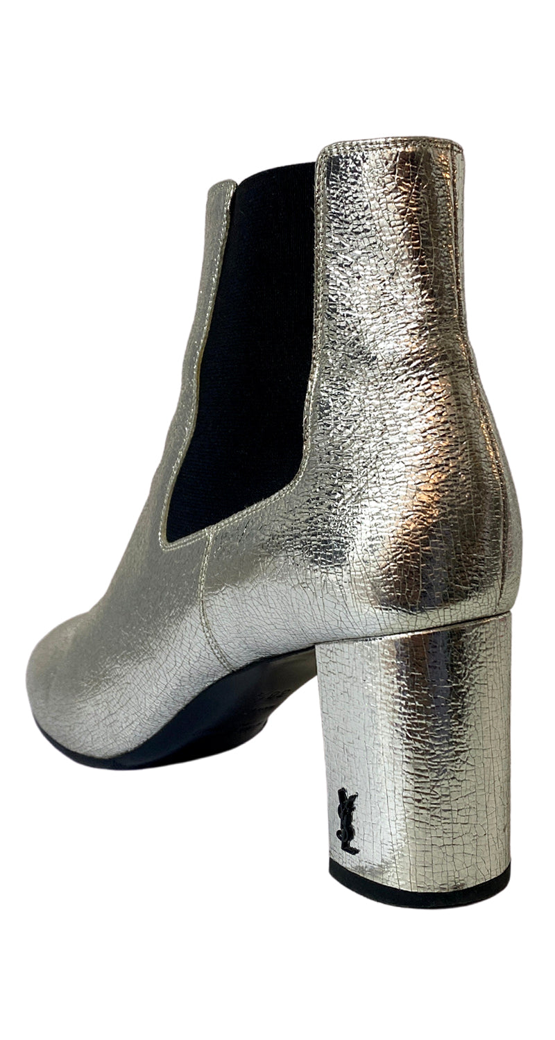 Botines Plateados