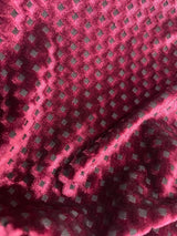 Vestido Velvet Morado Y Negro