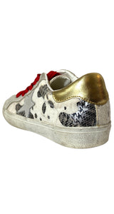 Zapatillas Piel  Blanca