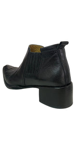Botines Negros En Punta