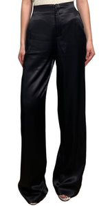 Pantalón Negro Satinado