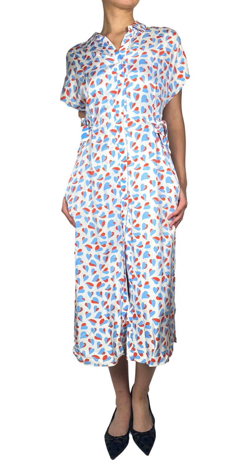 Vestido Camisero Corazones