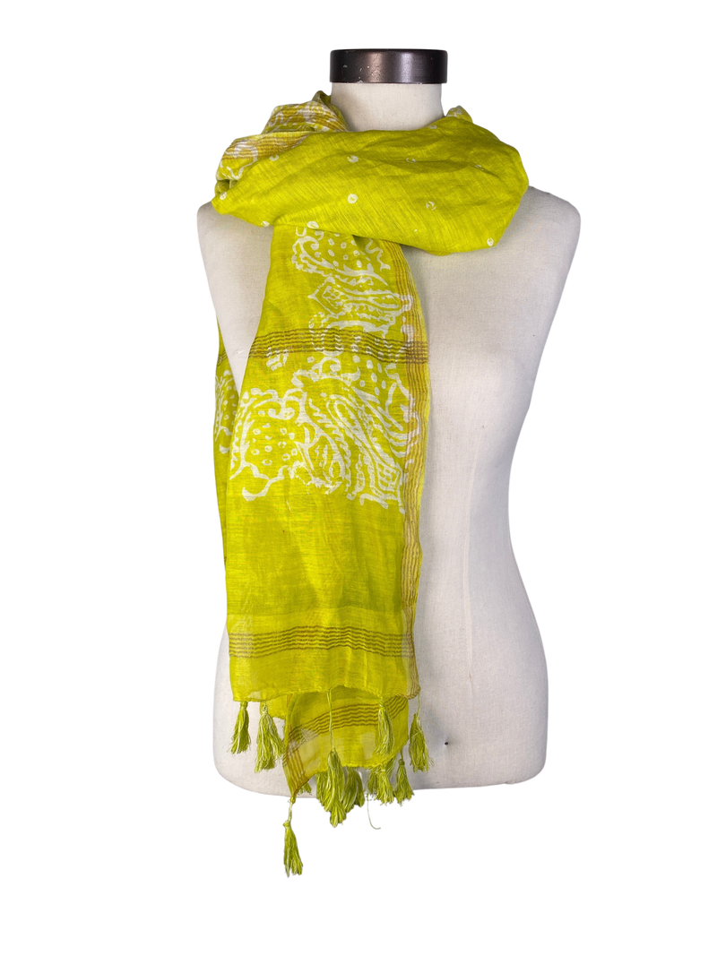 Pañuelo Amarillo Estampado