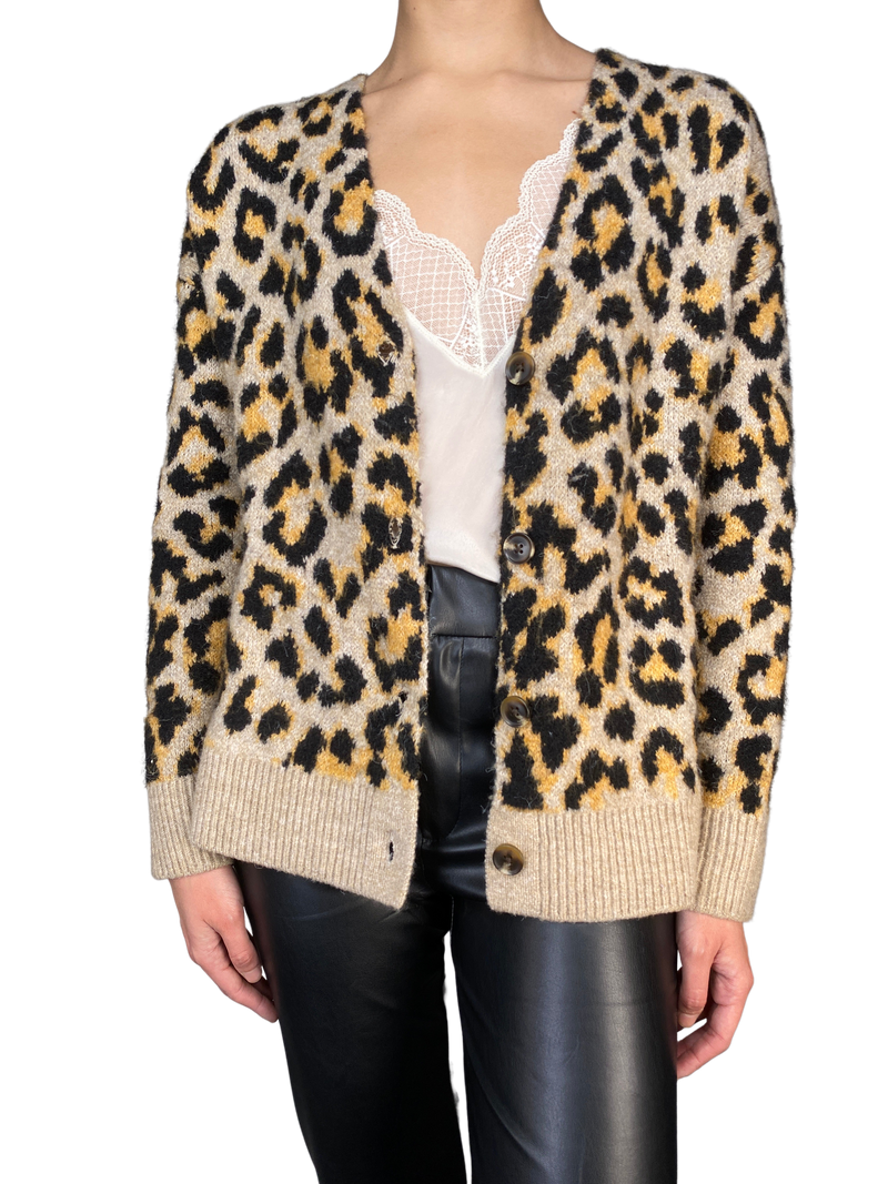 Cárdigan Leopard