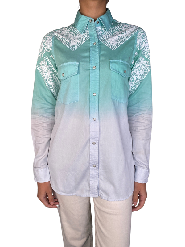 Blusa Diseño Paisley Estampado Buda